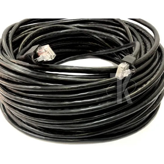 Cabo De Rede Internet --- Externo --- 35 Metros --- Blindado Cor Preto
