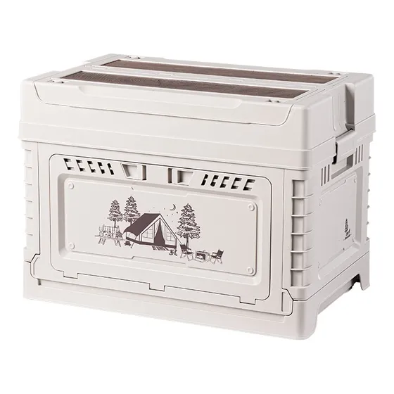 Caja Almacenamiento Camping Plegable Naturehike Color Beige Estampado