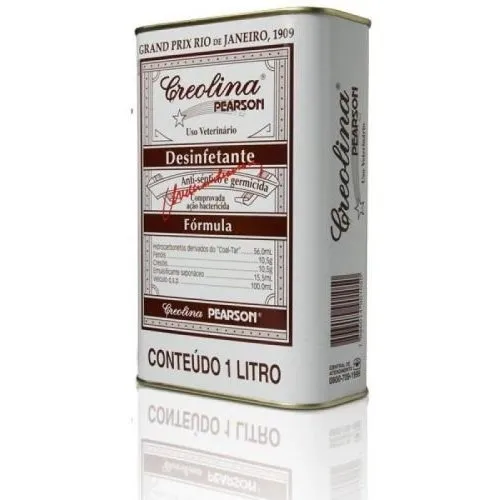 Remédio Creolina Lata Desinfetante Rural 1 Litro Pearson