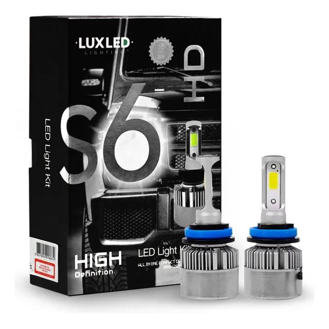 Kit Focos Led S6 Hd Auto Moto Tecnología Alemana H4 H7 H11 