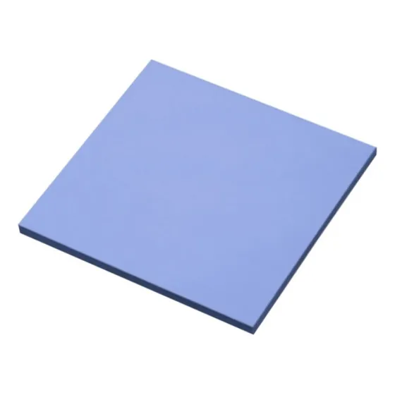 Pad Térmico 100 X 100 X 1mm Disipador Térmico Silicona Gpu Color Celeste
