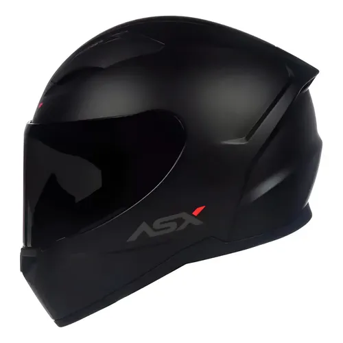 Capacete Moto Fechado Asx City Solid Fosco Preto Tamanho 56