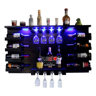 Cantina Moderna Flotante Bar Leds Porta Cava Vinos Botellas Cantina Moderna Flotante Bar Leds Porta Cava Vinos Botellas