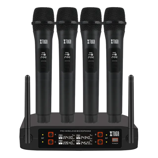 Microfonos Inalambricos Vhf Profesional Fixed Frecuencia