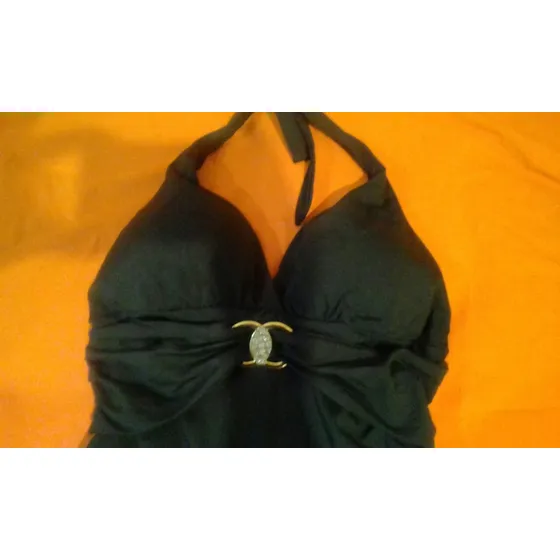 Traje De Baño Para Dama Completo Color Negro Casi Nuevo 