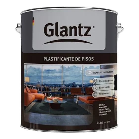 Plastificante Al Agua Para Pisos Glantz 1lt Mf Shop
