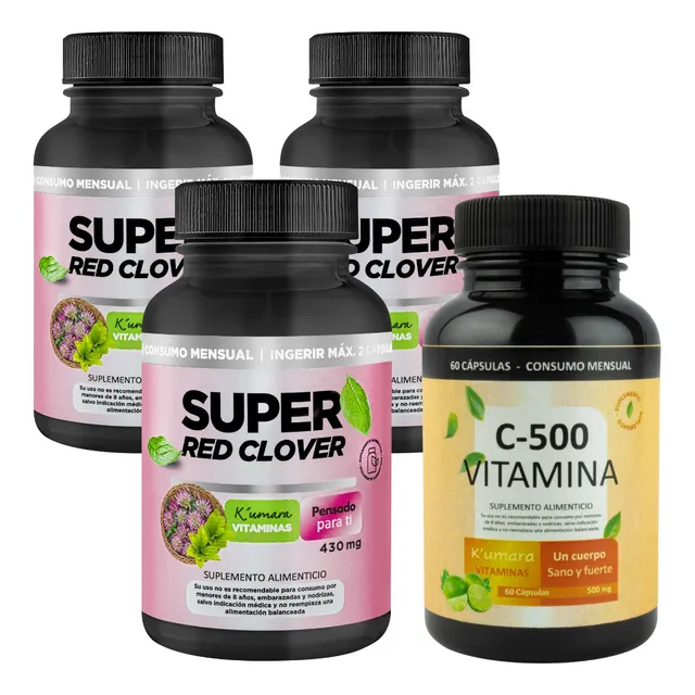 Suplemento Ortomolecular Menopausia Pack X3 Con Vitamina C