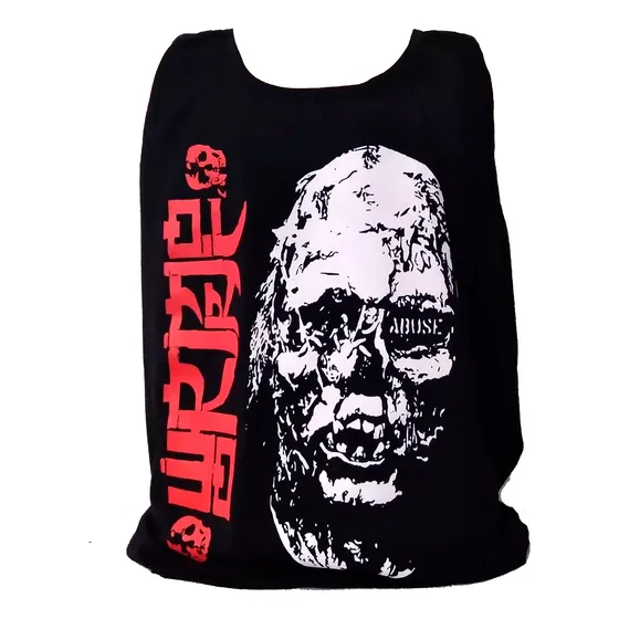 Camiseta Wormrot Abuse Regata. Camiseta Death Metal Grind