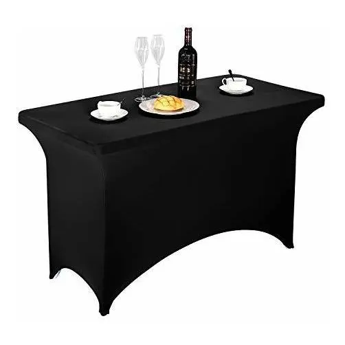 Funda De Mesa Elástica Lzy Spandex Para 6 Pies, 4 Pies U 8 P