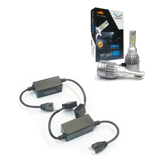 Kit Balastro Canbus + Lamparas Led C6 H7