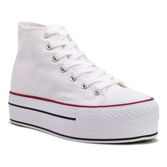 Bota De Tela Américan Sport Con Plataforma 