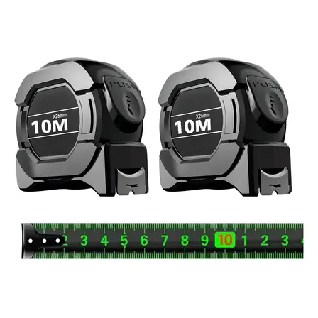 Kit 2 Trena 10m Retrátil Skyartes Aço Carbono C/ Trava E Revestimento Fluorescente