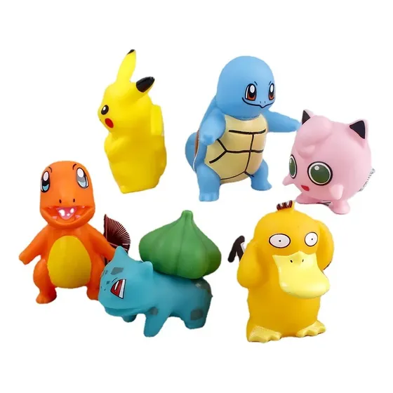Set Personajes Muñecos Pokemon Pikachu 