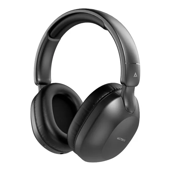 Audifonos Diadema Acteck Honour Plus Hp450 Inalambricos Color Negro