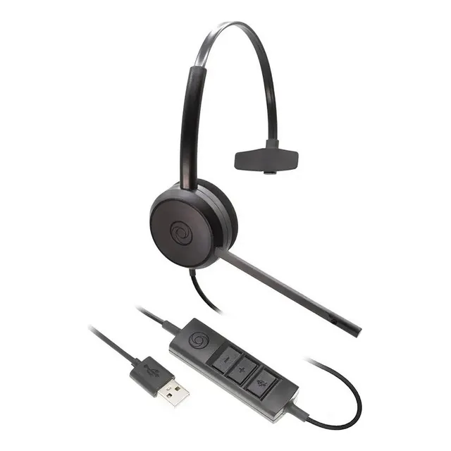 Fone Headset Operador Stile Bravo Compact Voip Headset Usb