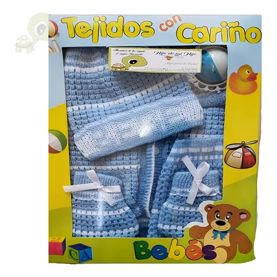 Conjunto Bebe Tejido Salida De Hospital Hijo De Mi Hijo