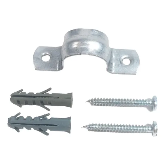 50 Abraçadeira Tipo U 3/4 Aço C/ 100 Buchas E 100 Parafusos Cor Prateado