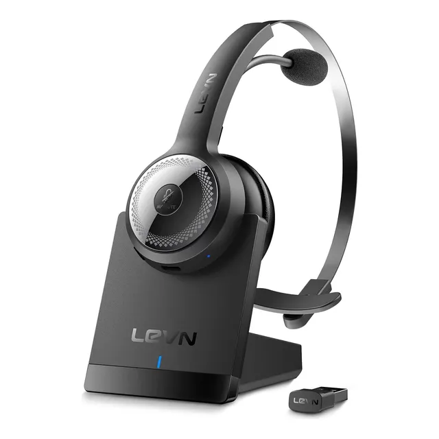 Audifonos Inalambrico Bluetooth Call Center Llamadas 35h Usb