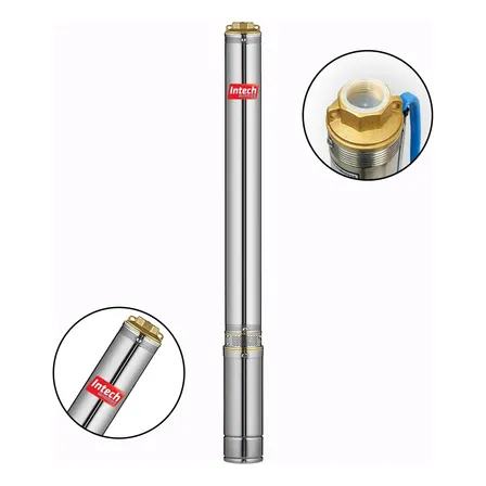 Bomba Submersa Caneta Palito 1/2hp 3 Polegadas 76,2 mm 1/2CV 56mca Bsca3 para Poço Artesiano Intech Machine