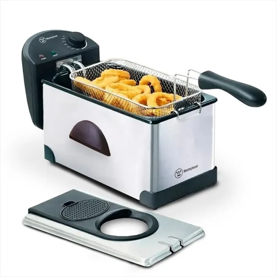 Freidora Eléctrica Westinghouse Wkdf805 3.5l Azul Acero