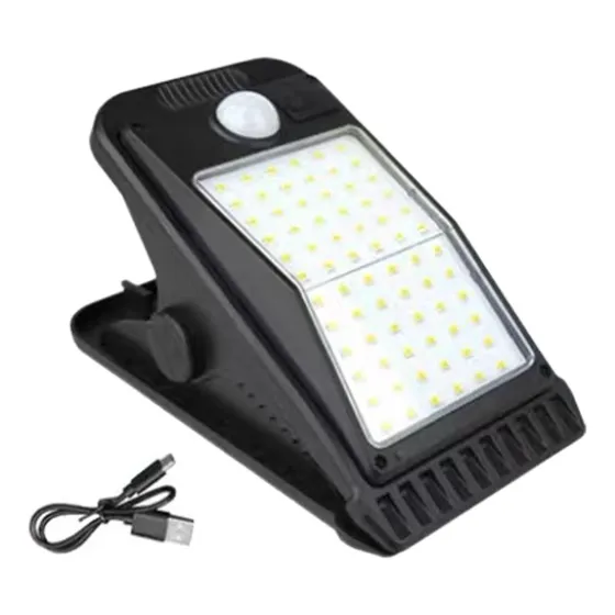 Clip En La Luz Solar Luz De De L 72 Led Luz Cálida