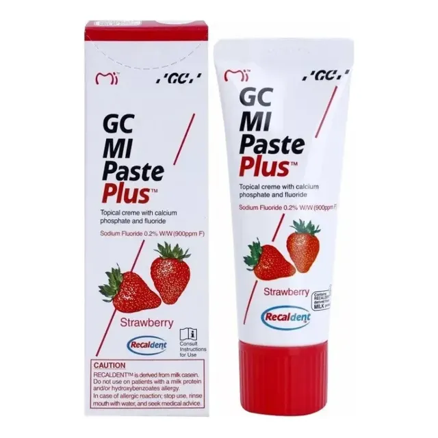 Mi Paste Plus Recaldent Sabor Fresa Gc
