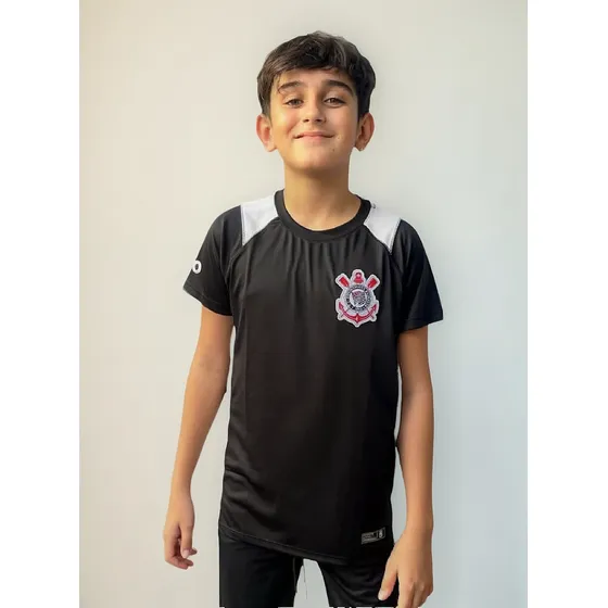 Camisa Corinthians Juvenil Raglan Coimbra Licenciada Oficial