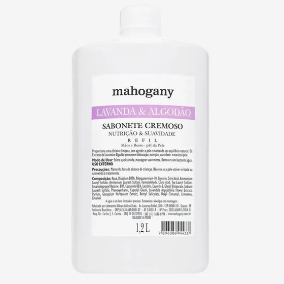 Sabonete Líquido Refil Lavanda & Algodão 1,2 L