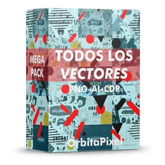 Mega Pack Orbita +10mil Vectores Incluye Toda La Tienda!