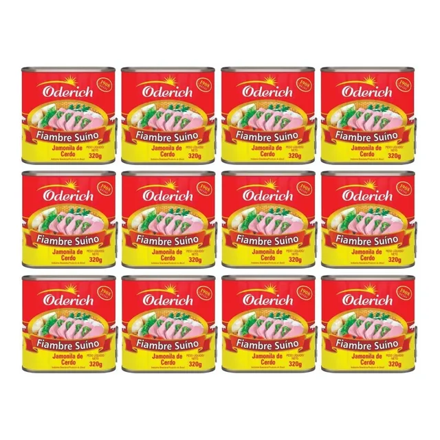 Fiambre Suíno 320g Oderich - Caixa 12 Unidades 