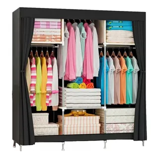 Armårio Dobråvel Guarda Roupa Organização De Roupas Cinza Cor Preto Armårio Dobråvel Guarda Roupa Organização De Roupas Cinza Cor Preto