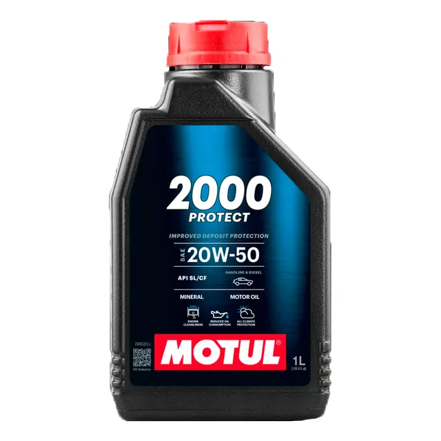 Aceite Mineral Para Carro Motul 20w50 2000 Protect 1lt
