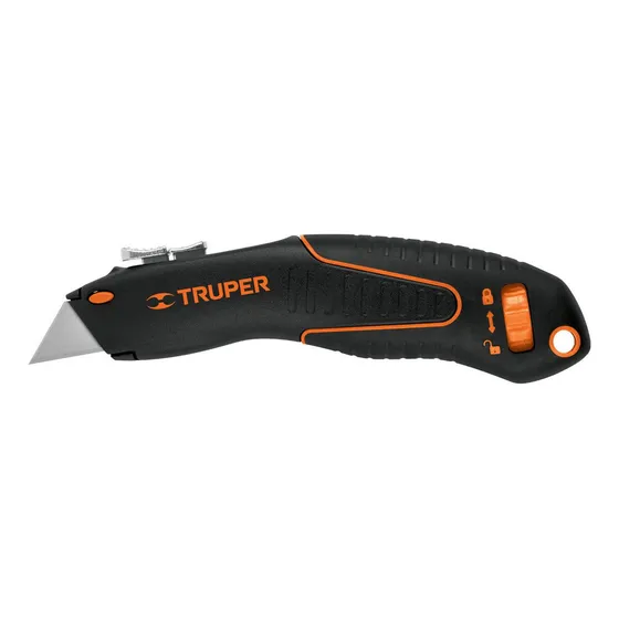 Navaja De Seguridad Retractil, 7', Truper 100850