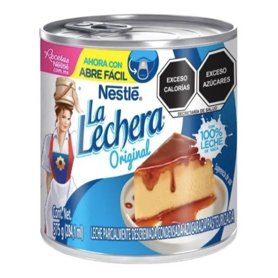Leche Condensada Nestlé La Lechera Original 375g 12pzas