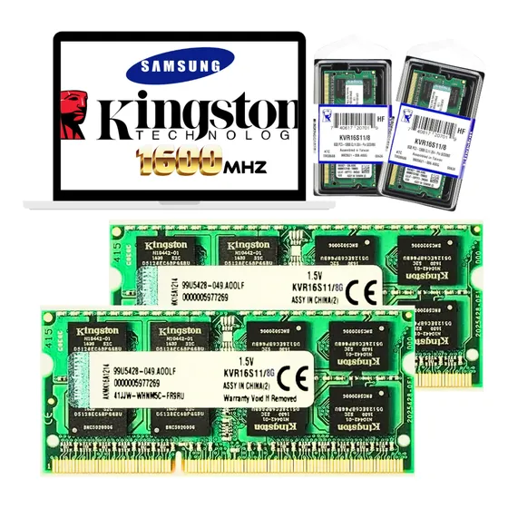 Memória 2x8gb Kingston Ddr3 1600mhz P/ Samsung Np270-e4e
