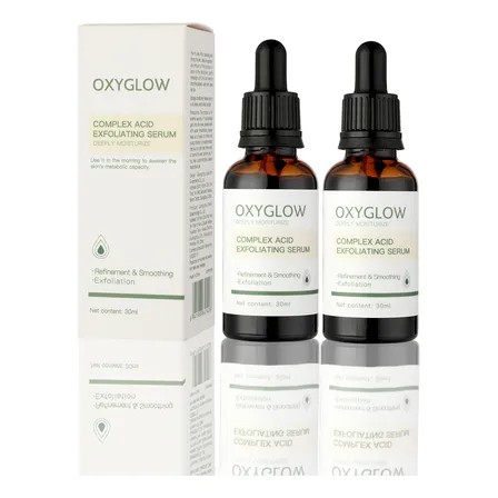 2pcs Suero Exfoliante Con Ácidos Láctico Y Salicílico, Renovación Profunda, Controla Grasa, Reduce Acné Y Mejora Textura De La Piel, 30ml