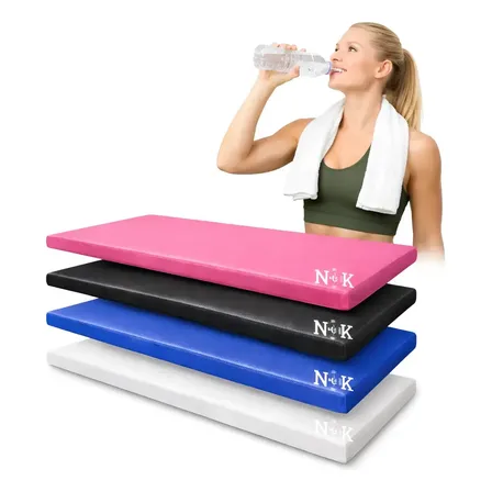 Colchonete Nbk Flex De Ginástica E Yoga D28 Preto Para Treino 90x40x3cm
