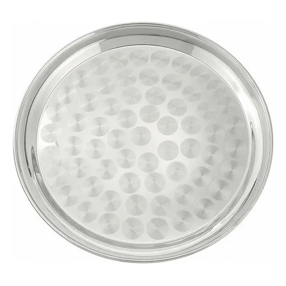 Bandeja Metalica Redonda 40cm Acero Inoxidable - Norplat