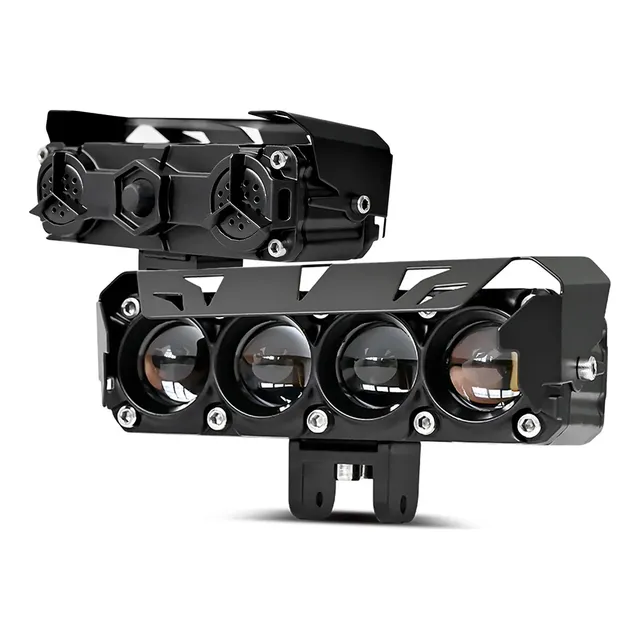 Faro Led 4 Lupas Rectangular Dual Color