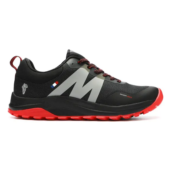 Zapatilla Trail Running Hombre Negro Rojo Michelin Dr40
