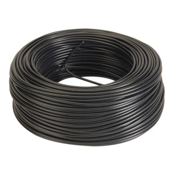 Rollo Cable Bajo Goma 2x2 Mm Negro - Tramo X 30 Metros
