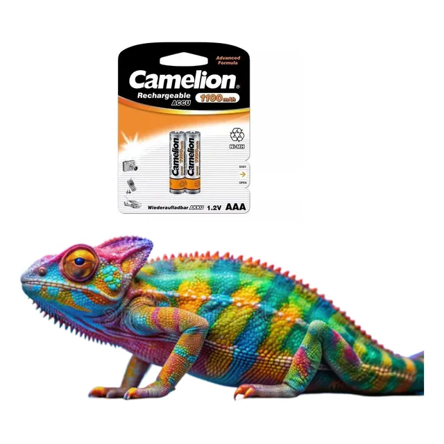 2 Pilas Aaa Recargables Marca Camelion -  1100mah