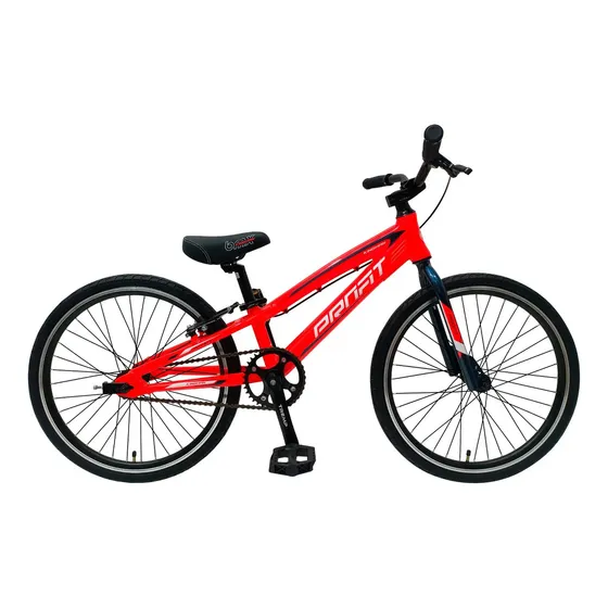 Bicicleta Bmx Racing Pista Profit Rin 20 Kingman Aluminio Color Rojo/azul Tamaño Del Marco Junior 8 -12 Años