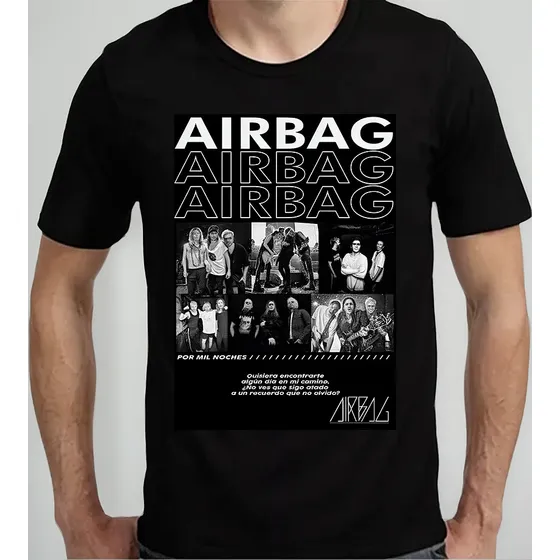 Remera Remeron Collage Airbag Patricio Guido Gastón Sardelli