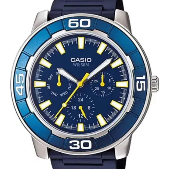 Reloj Casio Mujer Ltp-1327-2evdf Azul Azul Azul