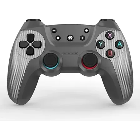 Controle Gamepad Bluetooth Para Switch Ps3 Pc Light Gray
