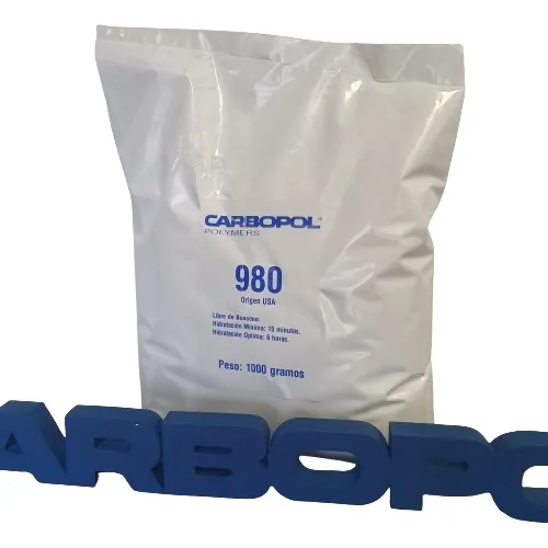 Carbopol 980 X 500grs Sachet
