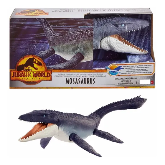 Dinosaurio Mosasaurus Jurassic World De 71 Cm Textura Real