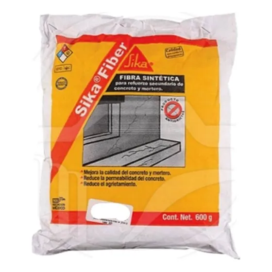 20 Sika Fiber Bolsa Biodegradable 600gr S