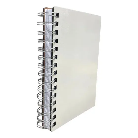 Agenda Capa De Mdf 20,3x14,5cm Para Sublimação 2un.